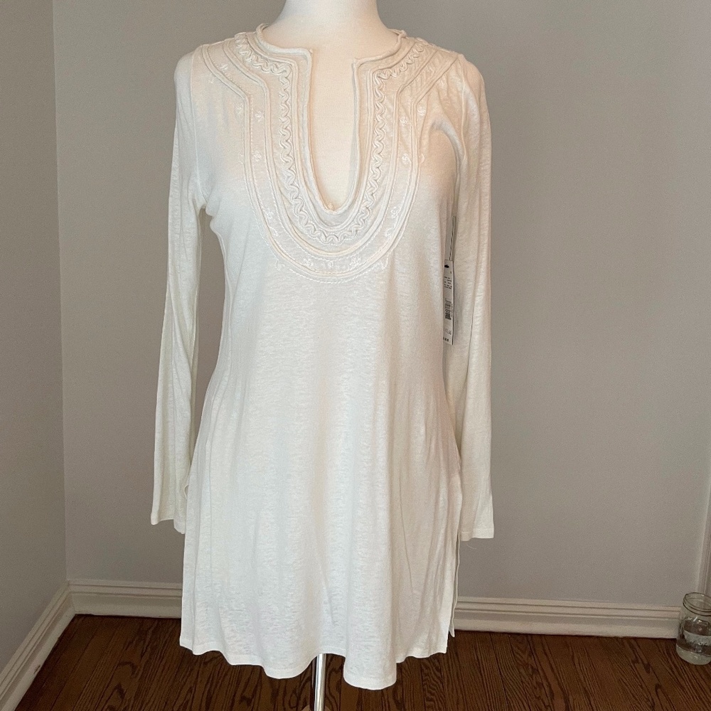 Long Sleeved White Dress Size Small